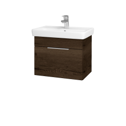 Dreja - Umývadlová skrinka SOLO SZZ 55 - D21 Tobacco / Úchytka T05 / D21 Tobacco (278977F)