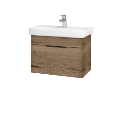 Dreja - Umývadlová skrinka SOLO SZZ 60 - D21 Tobacco / Úchytka T07 / D21 Tobacco (279011I)