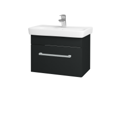 Dreja - Umývadlová skrinka SOLO SZZ 60 - L03 Antracit vysoký lesk / Úchytka T03 / L03 Antracit vysoký lesk (150365C)