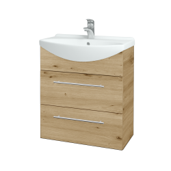 Dreja - Umývadlová skrinka TAKE IT SZZ2 65 - D22 Karamel / Úchytka T02 / D22 Karamel (457686B)