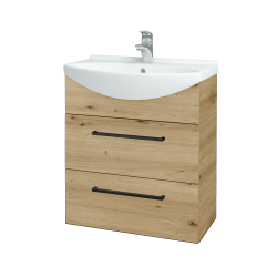 Dreja - Umývadlová skrinka TAKE IT SZZ2 65 - D22 Karamel / Úchytka T06 / D22 Karamel (457686H)