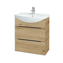 Dreja - Umývadlová skrinka TAKE IT SZZ2 65 - D22 Karamel / Úchytka T07 / D22 Karamel (457686I)