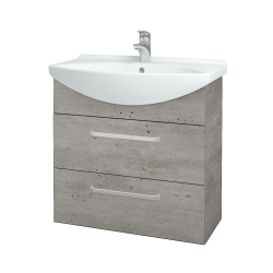 Dreja - Umývadlová skrinka TAKE IT SZZ2 75 - D01 Betón / Úchytka T01 / D01 Betón (133894A)