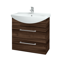 Dreja - Umývadlová skrinka TAKE IT SZZ2 75 - D06 Orech / Úchytka T03 / D06 Orech (133948C)