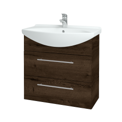 Dreja - Umývadlová skrinka TAKE IT SZZ2 75 - D21 Tobacco / Úchytka T02 / D21 Tobacco (279158B)