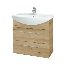 Dreja - Umývadlová skrinka TAKE IT SZZ2 75 - D22 Karamel / Úchytka T02 / D22 Karamel (457723B)