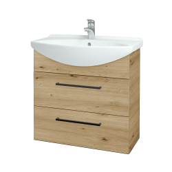 Dreja - Umývadlová skrinka TAKE IT SZZ2 75 - D22 Karamel / Úchytka T06 / D22 Karamel (457723H)