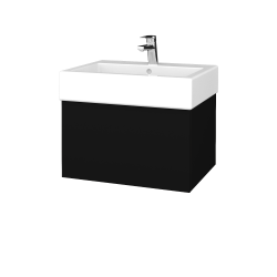 Dreja - Umývadlová skrinka VARIANTE SZZ 60 pre úmyvadlo Duravit Vero - M17 Čierna mat / M17 Čierna mat (445287)