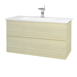 Dreja - Umývadlová skrinka VARIANTE SZZ2 100 (umývadlo Euphoria) - D04 Dub / D04 Dub (160647)