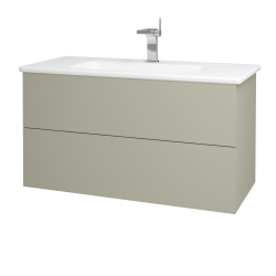Dreja - Umývadlová skrinka VARIANTE SZZ2 100 (umývadlo Euphoria) - M05 Béžová mat / M05 Béžová mat (190200)