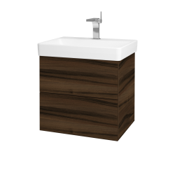 Dreja - Umývadlová skrinka VARIANTE SZZ2 60 pre úmyvadlo Laufen Pro S - D06 Orech / D06 Orech (162900)