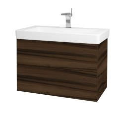 Dreja - Umývadlová skrinka VARIANTE SZZ2 85 pre úmyvadlo Laufen Pro S - D06 Orech / D06 Orech (164010)