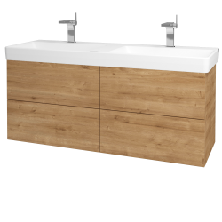 Dreja - Umývadlová skrinka VARIANTE SZZ4 130 pre úmyvadlo Laufen Pro S - D09 Arlington / D09 Arlington (165147)