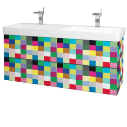 Dreja - Umývadlová skrinka VARIANTE SZZ4 130 pre úmyvadlo Laufen Pro S - IND Individual / IND Individual (165154)