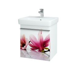 Dreja - Výpredaj 339 - Umývadlová skrinka VISION 55 Orchidea + umývadlo Q 55 (21545)