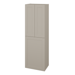 Dreja - Vysoká kúpeľňová skrinka s košom na bielizeň PORTO SVD3K 50 - L04 Béžová vysoký lesk / Úchytka T00 / L04 Béžová vysoký lesk (559526X)