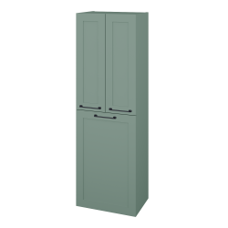 Dreja - Vysoká kúpeľňová skrinka s košom na bielizeň PORTO SVD3K 50 - L18 Mint vysoký lesk / Úchytka T37 / L18 Mint vysoký lesk (559502O)