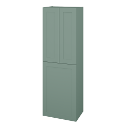 Dreja - Vysoká kúpeľňová skrinka s košom na bielizeň PORTO SVD3K 50 - M18 Mint mat / Úchytka T00 / M18 Mint mat (559243X)