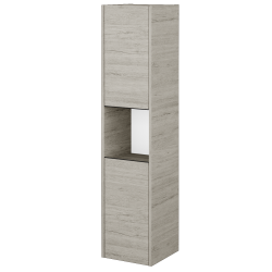 Dreja - Vysoká skriňa BONO SVD2O 35 - D05 Oregon / Úchytka T33 - čierna mat / D05 Oregon / Levé (351298JL)