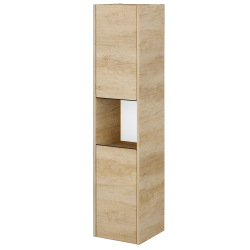 Dreja - Vysoká skriňa BONO SVD2O 35 - D15 Nebraska / Úchytka T33 - čierna mat / D15 Nebraska / Levé (204358JL)