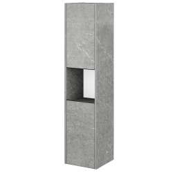 Dreja - Vysoká skriňa BONO SVD2O 35 - D20 Galaxy / Úchytka T33 - čierna mat / D20 Galaxy / Levé (351342JL)