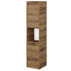 Dreja - Vysoká skriňa BONO SVD2O 35 - D27 Cognac / Úchytka T33 - čierna mat / D27 Cognac / Levé (449704JL)