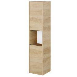 Dreja - Vysoká skriňa BONO SVD2O 35 - D29 Honey / Úchytka T33 - čierna mat / D29 Honey / Levé (778514JL)