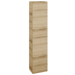 Dreja - Vysoká skriňa DOS SV1D2 35 - D22 Karamel / Bez úchytky T31 / D22 Karamel / Pravé (460648DP)