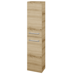 Dreja - Vysoká skriňa DOS SV1D2 35 - D22 Karamel / Úchytka T03 / D22 Karamel / Levé (460648C)