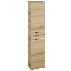 Dreja - Vysoká skriňa DOS SV1D2 35 - D22 Karamel / Úchytka T03 / D22 Karamel / Pravé (460648CP)