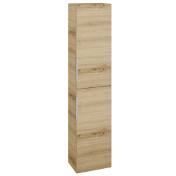 Dreja - Vysoká skriňa DOS SV1D2 35 - D22 Karamel / Úchytka T05 / D22 Karamel / Pravé (460648FP)