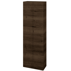 Dreja - Vysoká skriňa DOS SV1D4 50 - D21 Tobacco / Bez úchytky T31 / D21 Tobacco (280017D)