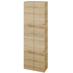 Dreja - Vysoká skriňa DOS SV1D4 50 - D22 Karamel / Úchytka T04 / D22 Karamel (458676E)