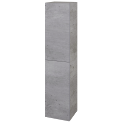 Dreja - Vysoká skriňa DOS SVD2 35 - D01 Betón / Bez úchytky T31 / D01 Betón / Levé (62807D)