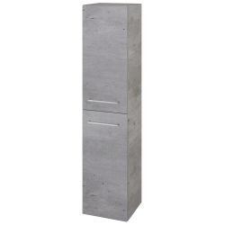 Dreja - Vysoká skriňa DOS SVD2 35 - D01 Betón / Úchytka T04 / D01 Betón / Levé (62807E)