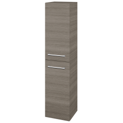 Dreja - Vysoká skriňa DOS SVD2 35 - D03 Cafe / Úchytka T03 / D03 Cafe / Levé (65761C)