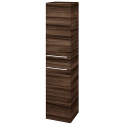 Dreja - Vysoká skriňa DOS SVD2 35 - D06 Orech / Úchytka T02 / D06 Orech / Levé (64115B)