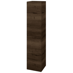 Dreja - Vysoká skriňa DOS SVD2 35 - D21 Tobacco / Bez úchytky T31 / D21 Tobacco / Pravé (280055DP)