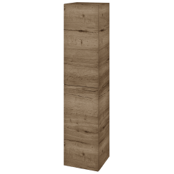 Dreja - Vysoká skriňa DOS SVD2 35 - D21 Tobacco / Úchytka T00 / D21 Tobacco / Levé (280055XL)