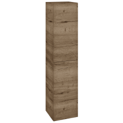 Dreja - Vysoká skriňa DOS SVD2 35 - D21 Tobacco / Úchytka T00 / D21 Tobacco / Pravé (280055XP)