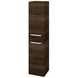 Dreja - Vysoká skriňa DOS SVD2 35 - D21 Tobacco / Úchytka T01 / D21 Tobacco / Levé (280055A)