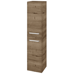 Dreja - Vysoká skriňa DOS SVD2 35 - D21 Tobacco / Úchytka T01 / D21 Tobacco / Levé (280055AL)