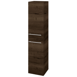 Dreja - Vysoká skriňa DOS SVD2 35 - D21 Tobacco / Úchytka T02 / D21 Tobacco / Levé (280055B)