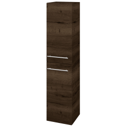 Dreja - Vysoká skriňa DOS SVD2 35 - D21 Tobacco / Úchytka T02 / D21 Tobacco / Pravé (280055BP)
