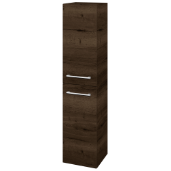 Dreja - Vysoká skriňa DOS SVD2 35 - D21 Tobacco / Úchytka T03 / D21 Tobacco / Levé (280055C)