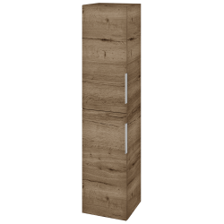 Dreja - Vysoká skriňa DOS SVD2 35 - D21 Tobacco / Úchytka T05 / D21 Tobacco / Levé (280055FL)