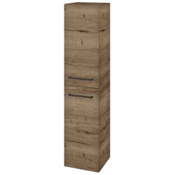 Dreja - Vysoká skriňa DOS SVD2 35 - D21 Tobacco / Úchytka T06 / D21 Tobacco / Levé (280055H)