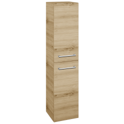 Dreja - Vysoká skriňa DOS SVD2 35 - D22 Karamel / Úchytka T03 / D22 Karamel / Pravé (460464CP)