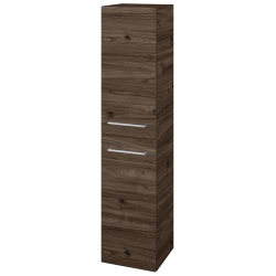 Dreja - Vysoká skriňa DOS SVD2 35 - D25 Teak / Úchytka T04 / D25 Teak / Levé (460440EL)