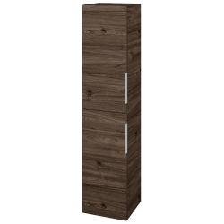 Dreja - Vysoká skriňa DOS SVD2 35 - D25 Teak / Úchytka T05 / D25 Teak / Levé (460440FL)